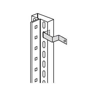Wandbefestigung einfach für Stecksystem, horizontal